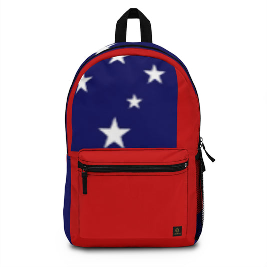 Patriotic Stars Red & Blue Backpack