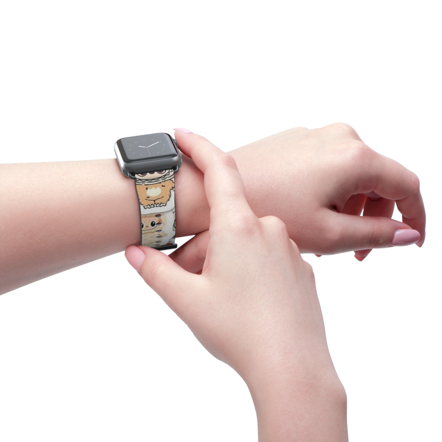 Cartoon Sushi Watch Band — Cute Japanese Food Pattern Apple Watch Strap