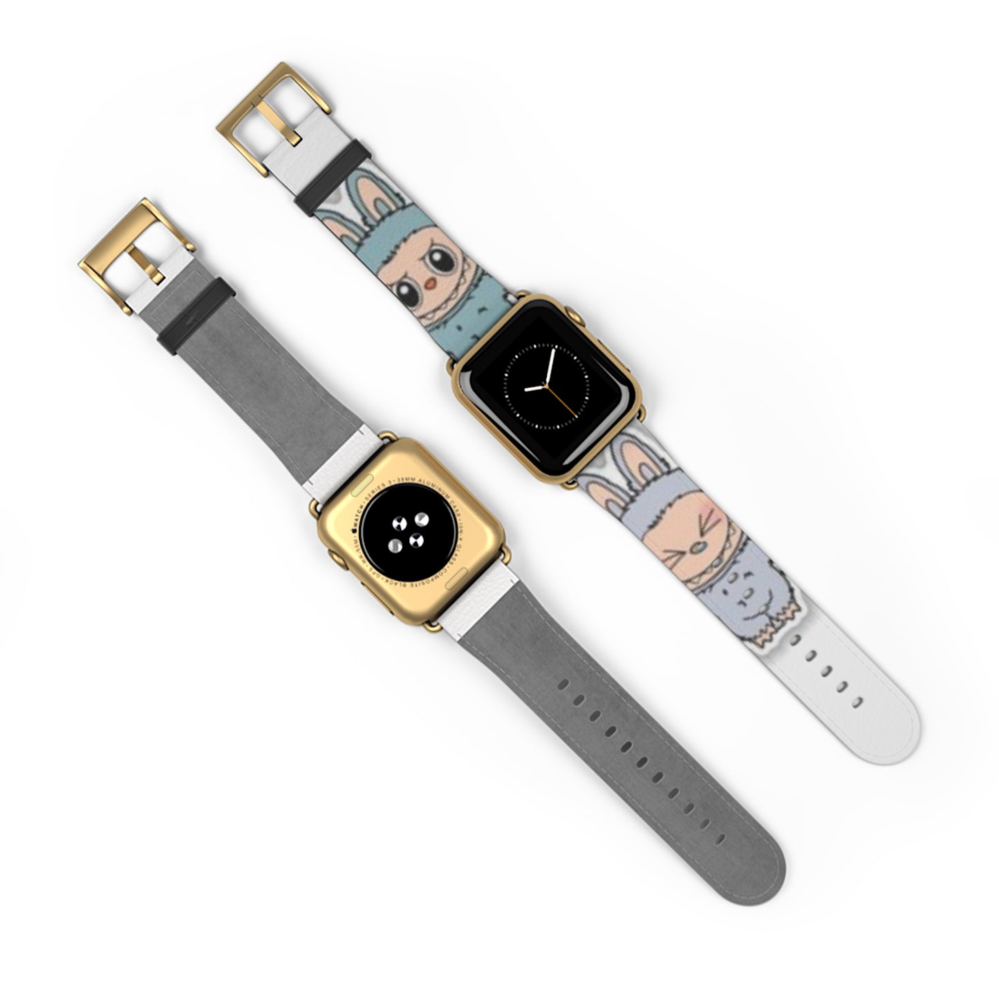 Cute Bunny Character Watch Band – Pastel Kawaii Animal Strap for Apple Watch