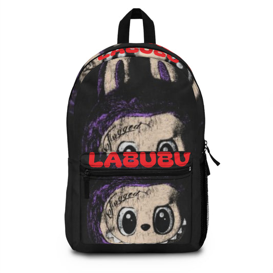 Cute Ghost Plush Face Backpack — Kawaii Halloween School Bag
