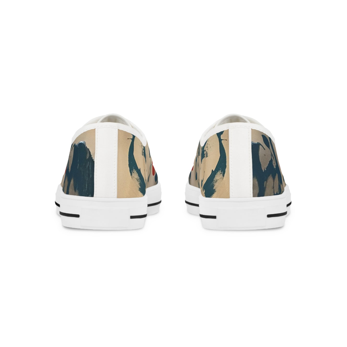 Artistic Canvas Low Top Sneakers for Everyday Style