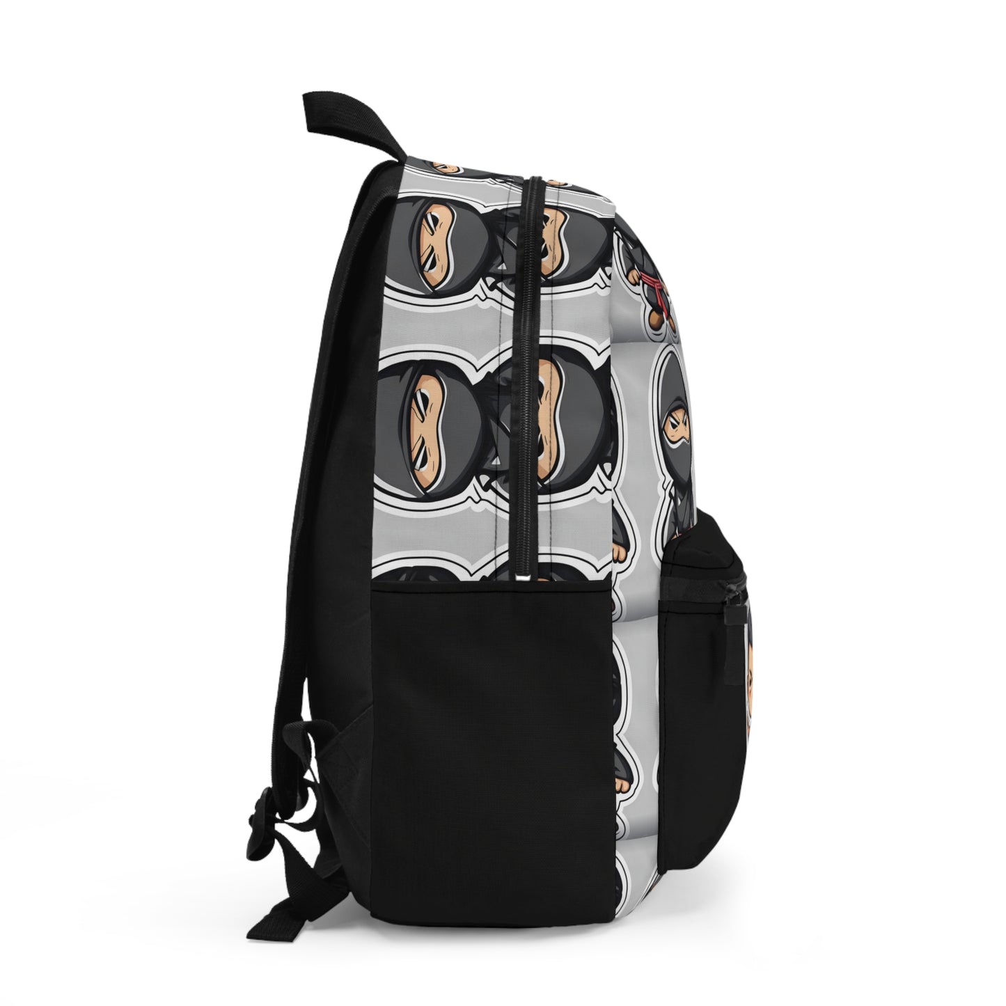 Ninja Cartoon Pattern Kids Backpack – Cute Martial Artist School Bag