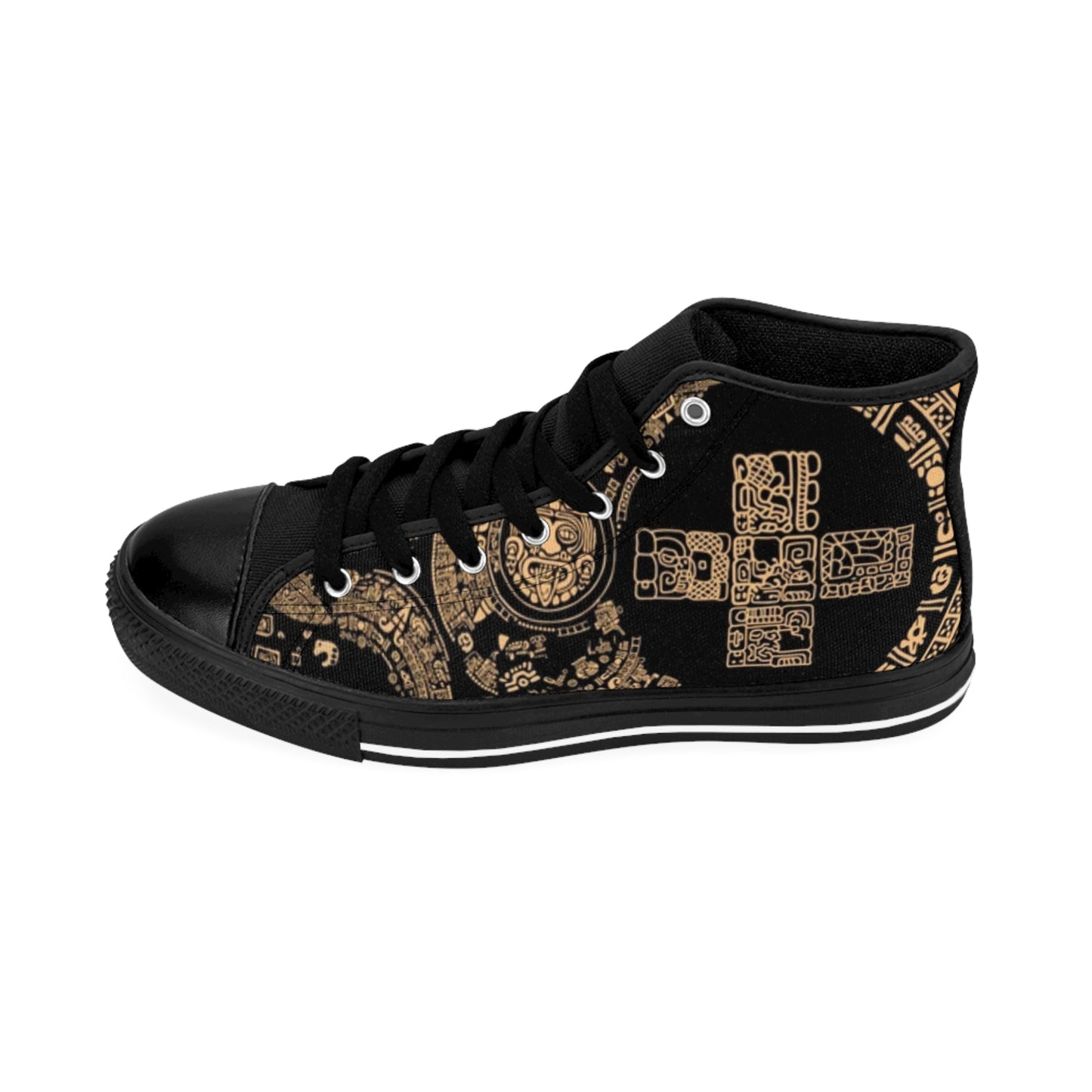 Bohemian Graphic High-Top Sneakers