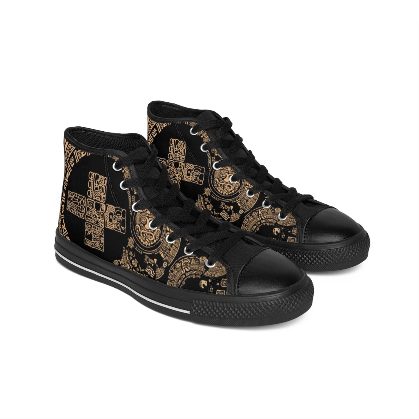 Bohemian Graphic High-Top Sneakers