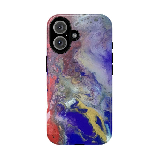 Colorful Marble Phone Case, Tough Cases for iPhone, Unique Protective Cover, Stylish Tech Accessory, Gift for Her/Him, Custom Phone [...]