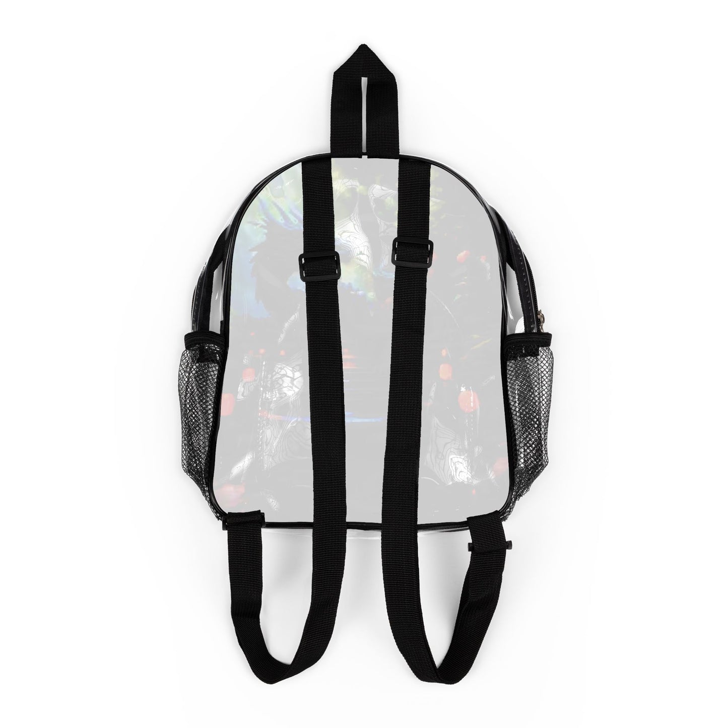 Clear Stadium Backpack with Ninja Graphic – Transparent Game Day Bag