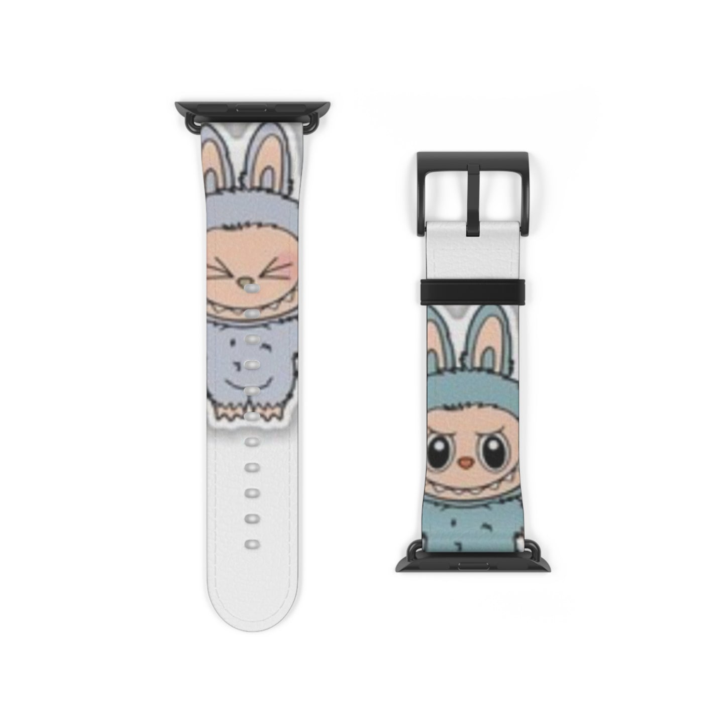 Cute Bunny Character Watch Band – Pastel Kawaii Animal Strap for Apple Watch