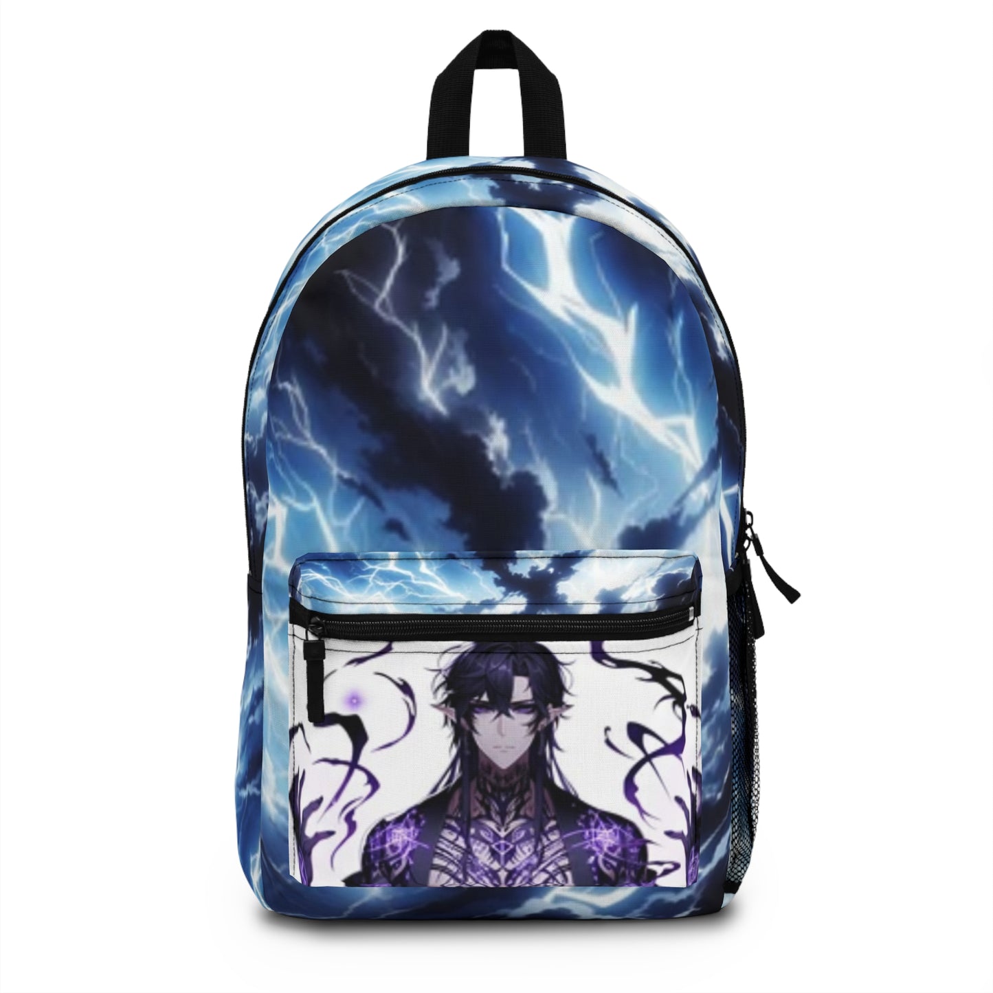 Lightning Anime Backpack — Dark Mystic Character School Bag