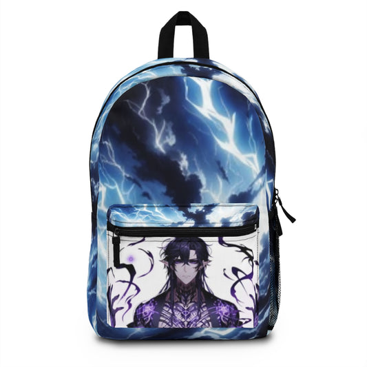 Lightning Anime Backpack — Dark Mystic Character School Bag