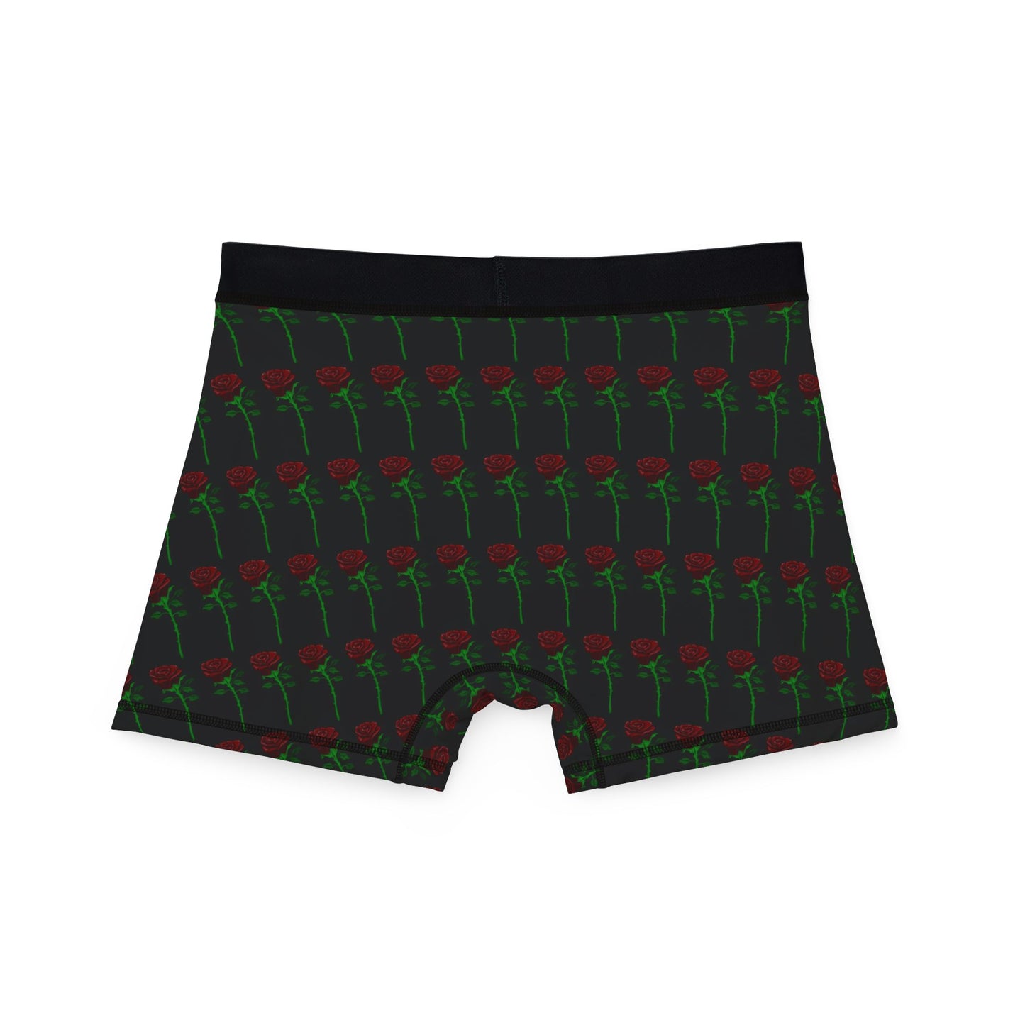 Men's Boxer Briefs — Red Rose All-Over Print
