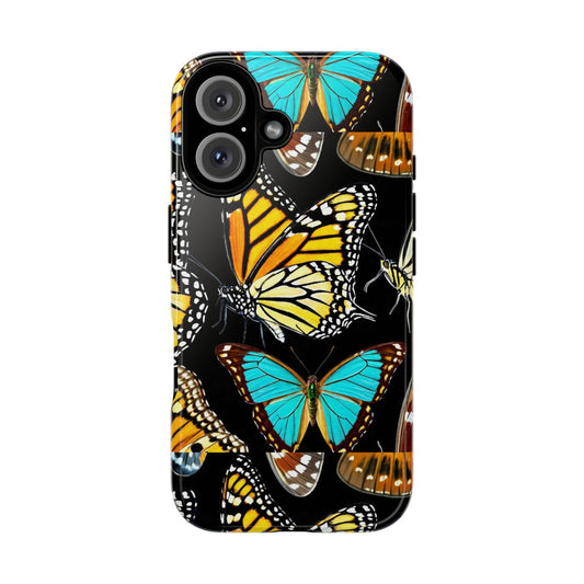 Butterfly Tough Phone Case, Colorful Butterfly Phone Cover, Stylish Phone Accessory, Gift for Nature Lovers, Floral Phone Case