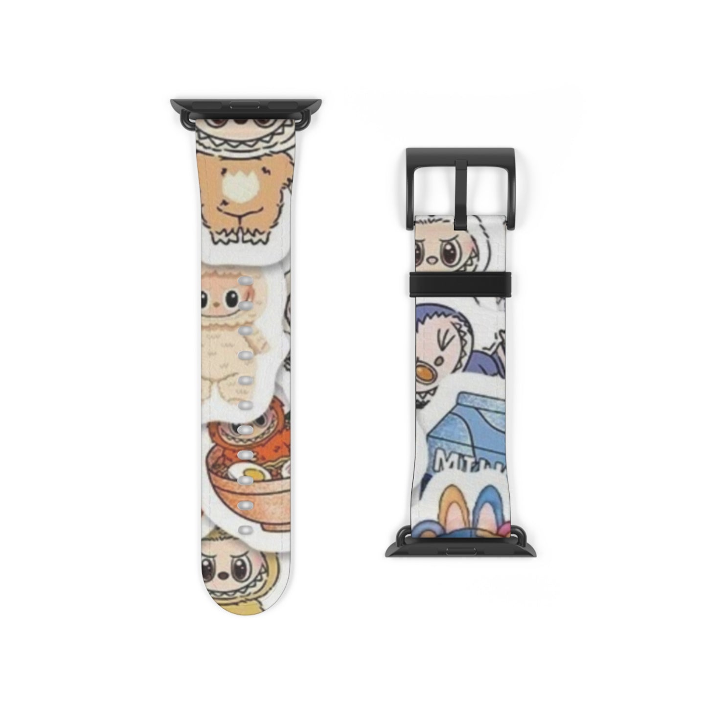 Cartoon Sushi Watch Band — Cute Japanese Food Pattern Apple Watch Strap